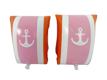 Billede af Badevinger i pink og brun / Swimming armbands in pink and brown